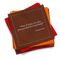 Stack of Thanksgiving-themed cocktail napkins with a gratitude quote, Five Star Napkins