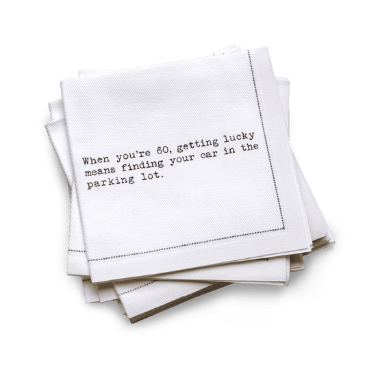 1/4 Fold 60th Birthday Quotes Napkins