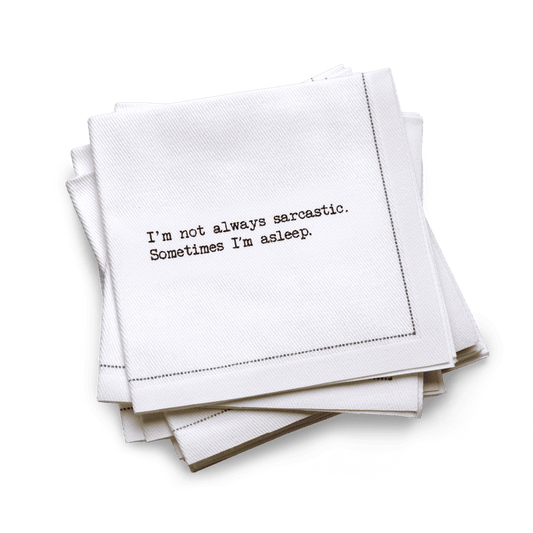 1/4 Fold Snarky Quotes Napkins