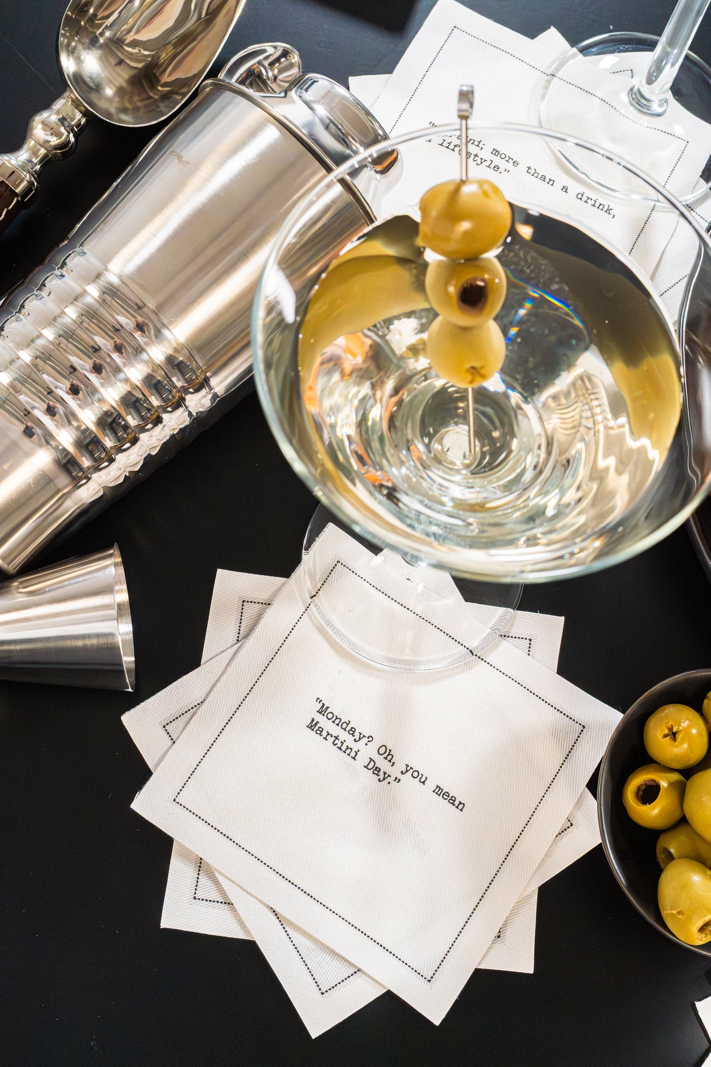 Martini Drinking Quotes Napkins