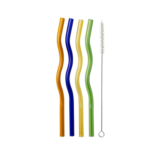 South Beach Glass Straws - Five Star Napkins