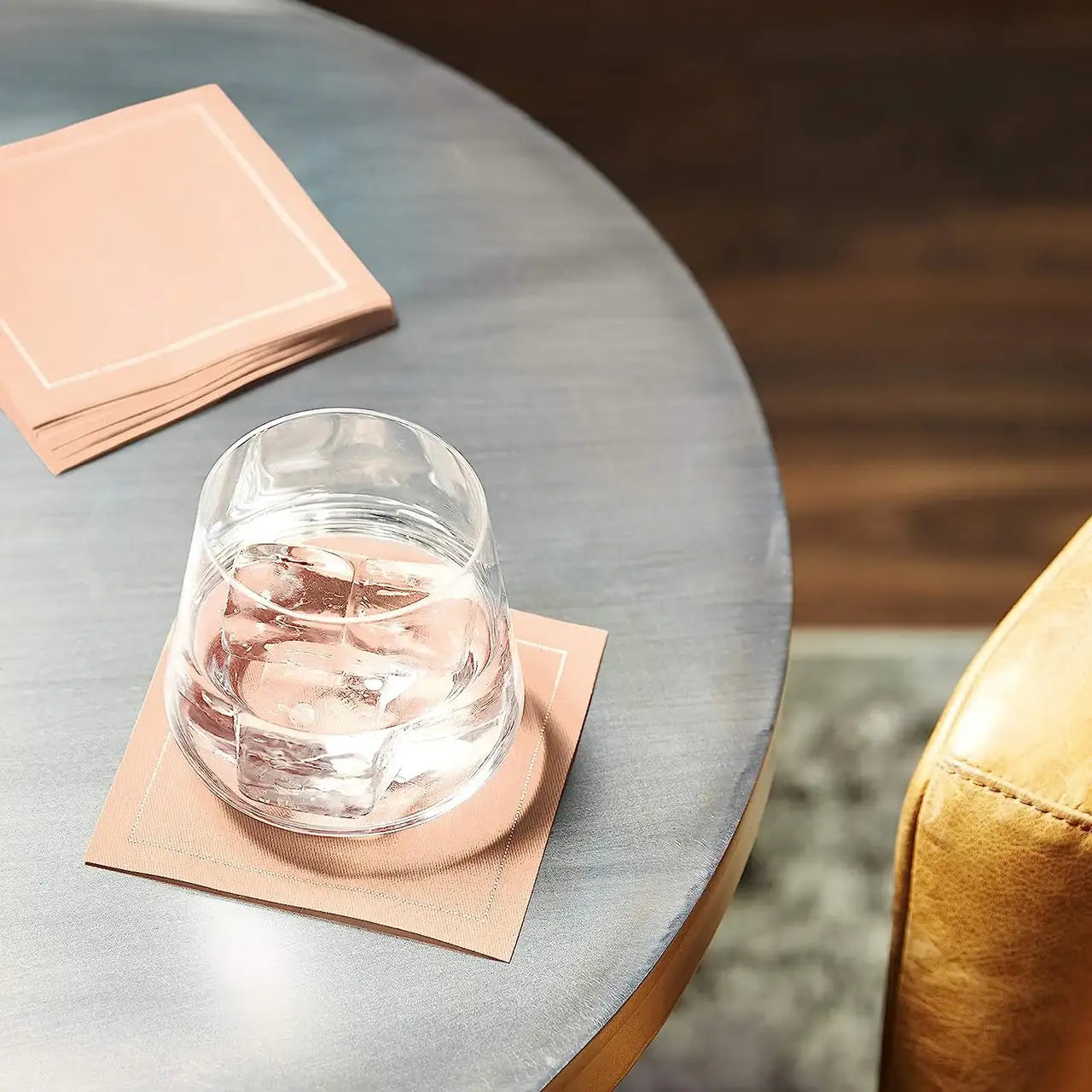 Cotton Cocktail Napkins - Nude - Five Star Napkins