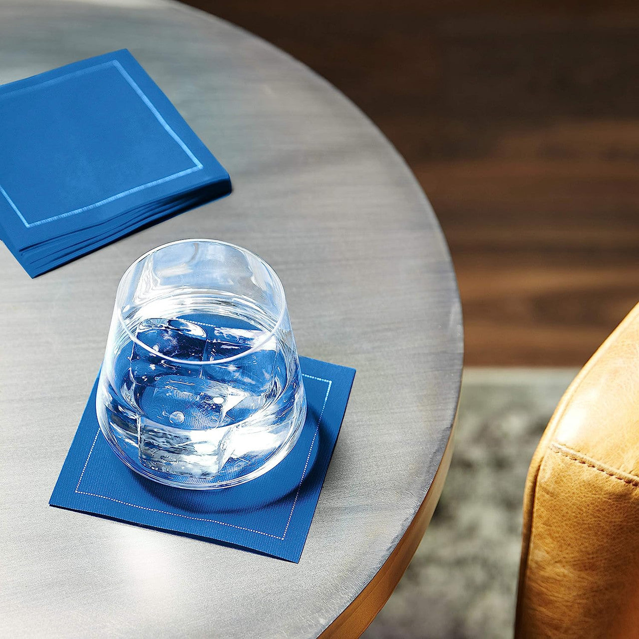 Cotton Cocktail Napkin - Royal Blue