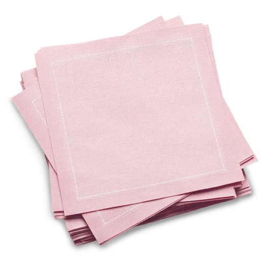 Cotton Cocktail Napkins - Blush - Five Star Napkins