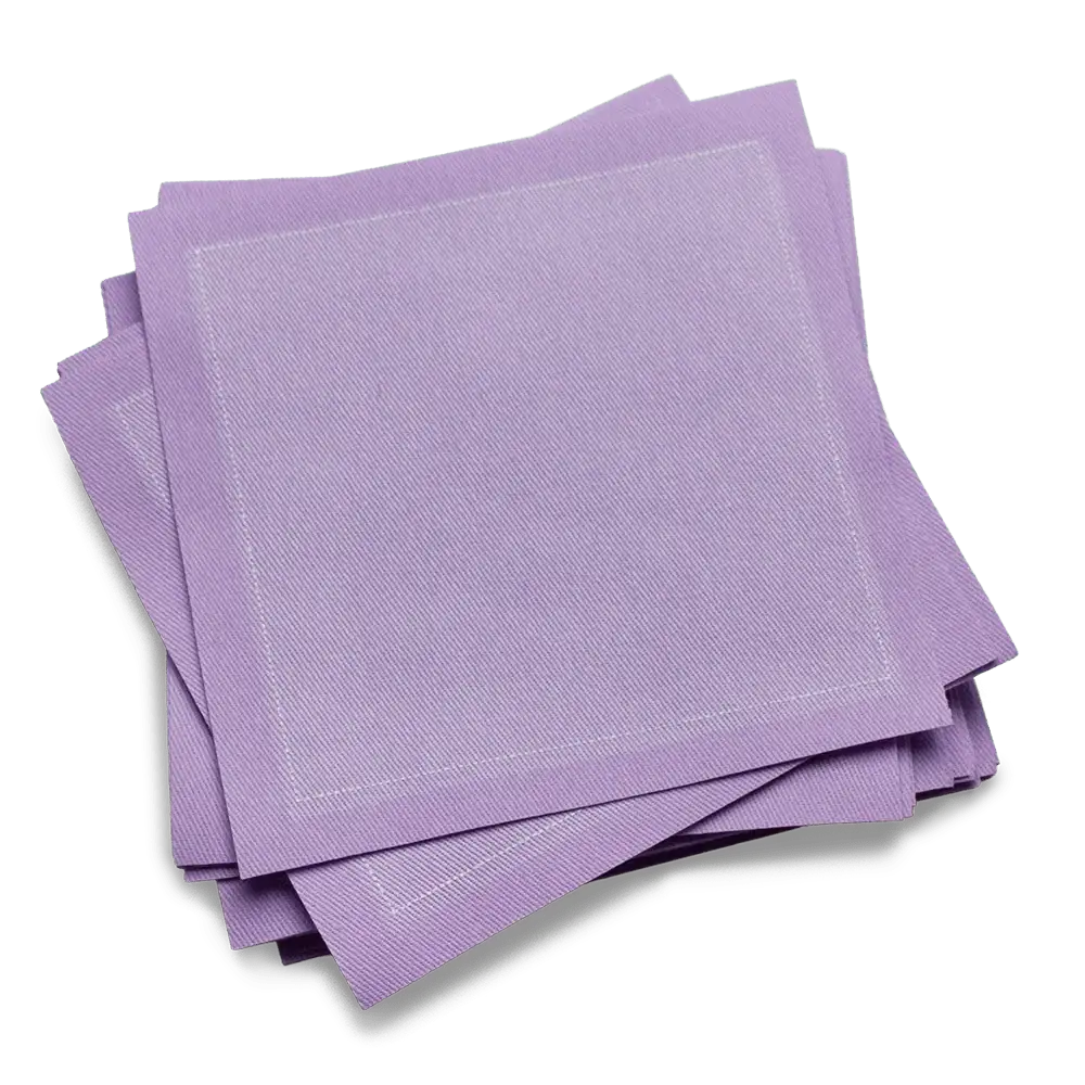 Cotton Cocktail Napkins - Lavender