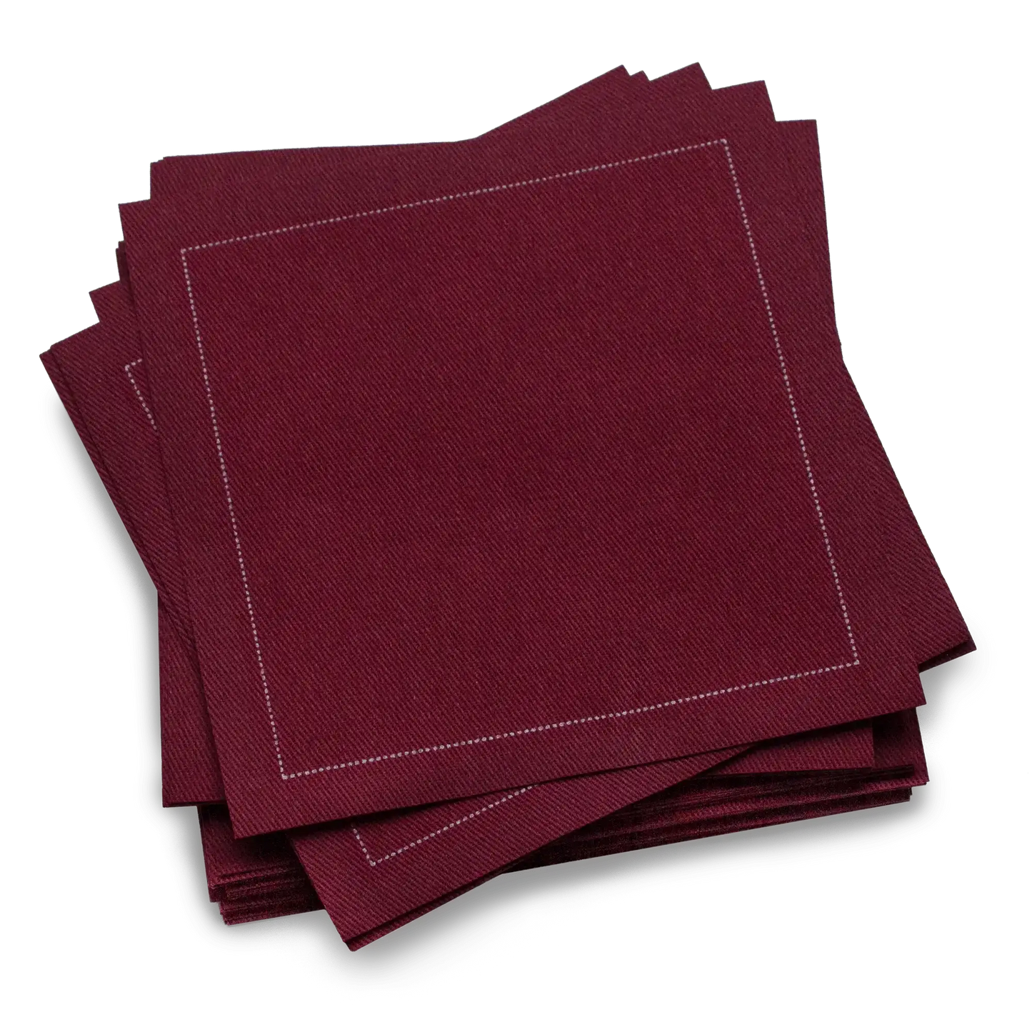 Cotton Cocktail Napkin - Pomegranate - Five Star Napkins