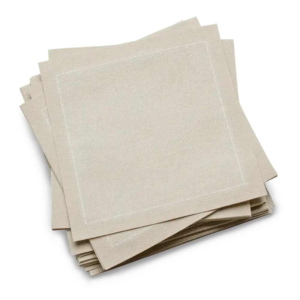 Cotton Cocktail Napkins - Sand
