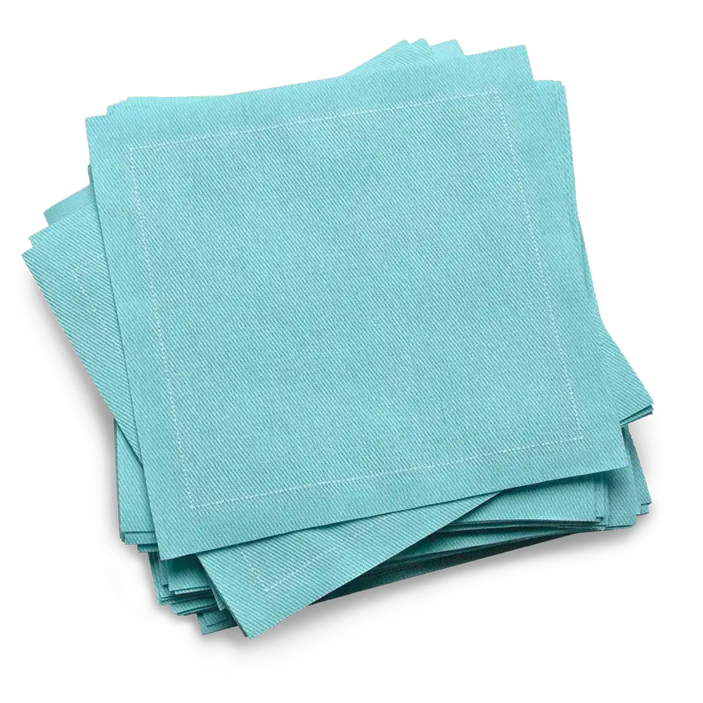 Cotton Cocktail Napkins - Sea Glass