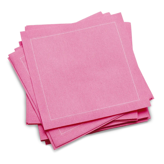 Cotton Cocktail Napkins - Sherbet - Five Star Napkins