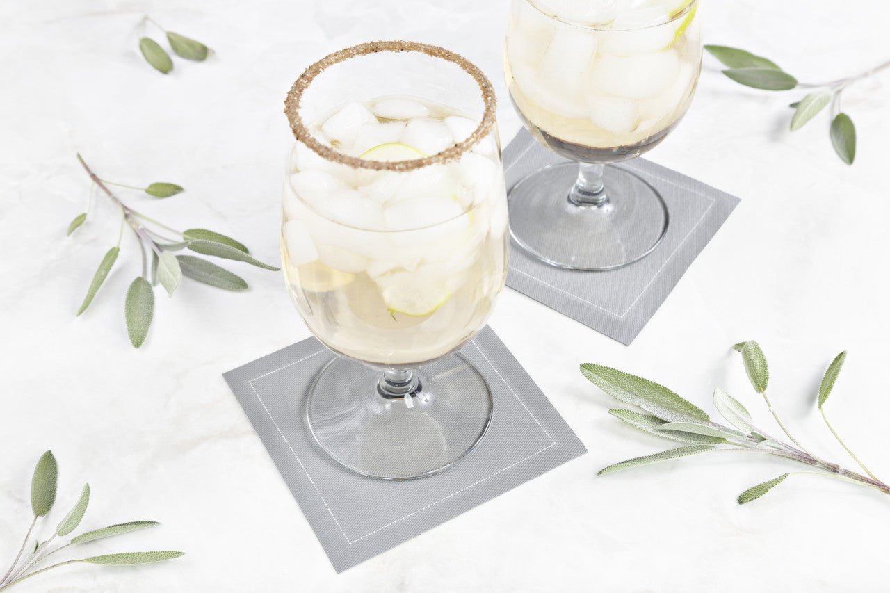 Cotton Cocktail Napkin - Grey