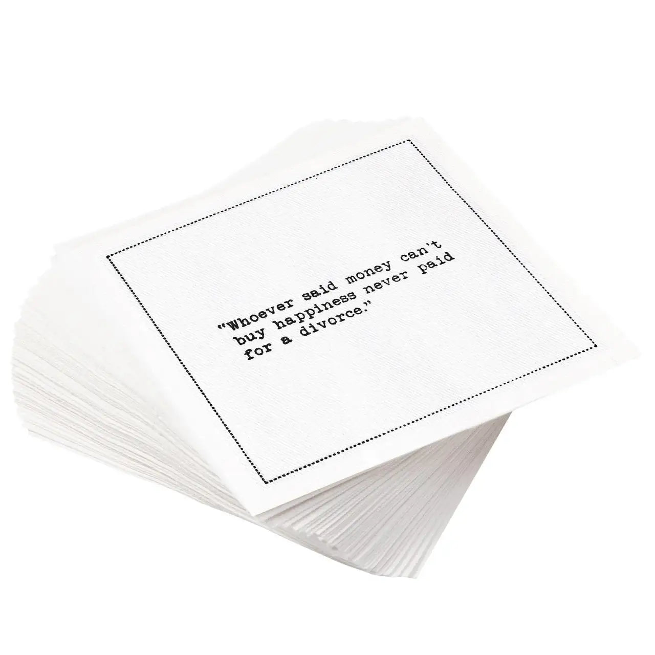 Divorce Quotes Napkins - Case - Five Star Napkins