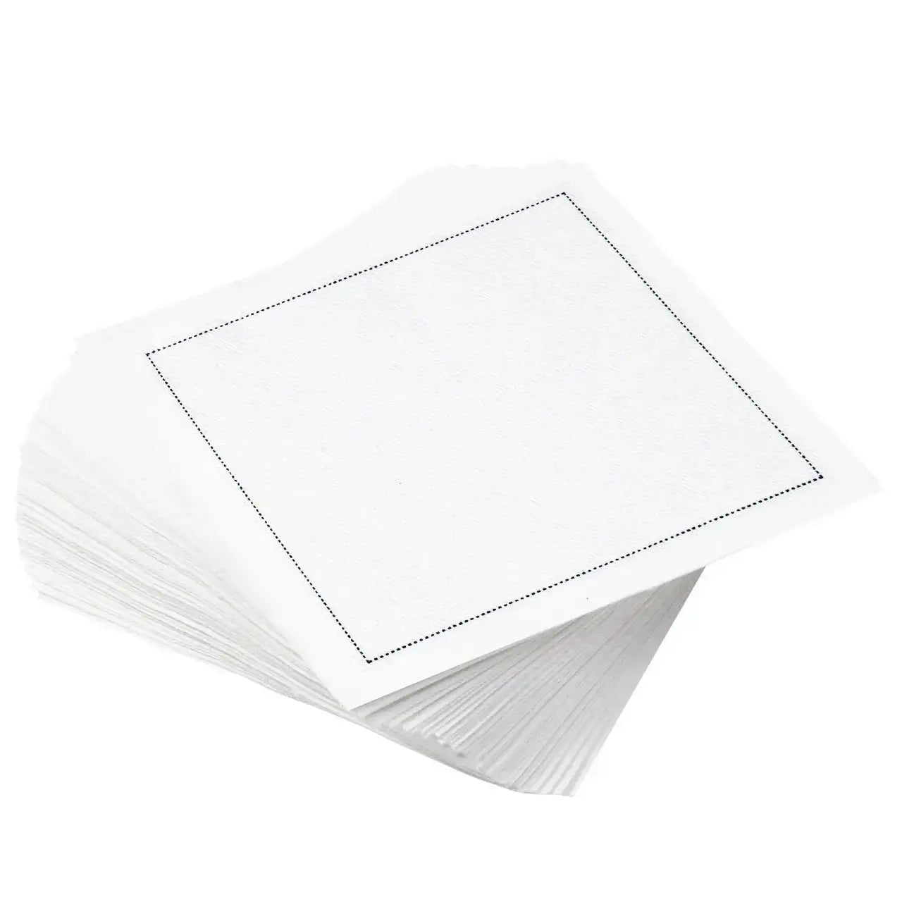 Cotton Cocktail Napkin - White - Five Star Napkins