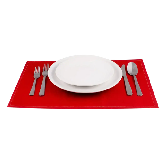 Red Cotton Placemats