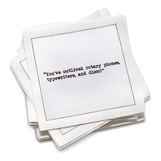 75th Birthday Quotes Napkins - Five Star Napkins