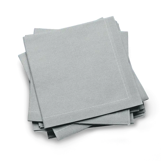 Pearl Grey 1/4 Fold Cocktail Napkins - Five Star Napkins
