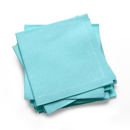 Sea Glass 1/4 Fold Cocktail Napkins - Five Star Napkins