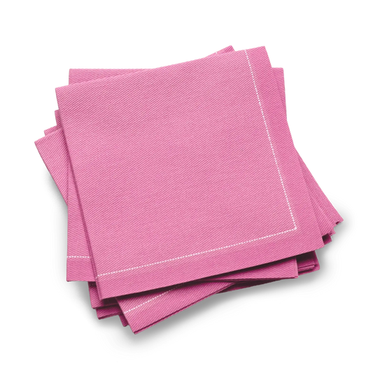 Rose 1/4 Fold Cocktail Napkins - Five Star Napkins