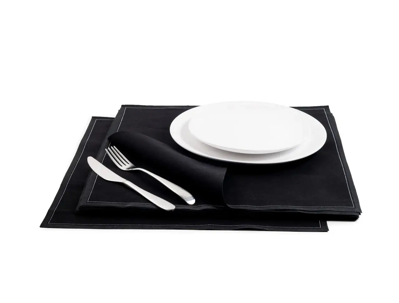 Black Premium Dinner Napkins - Five Star Napkins