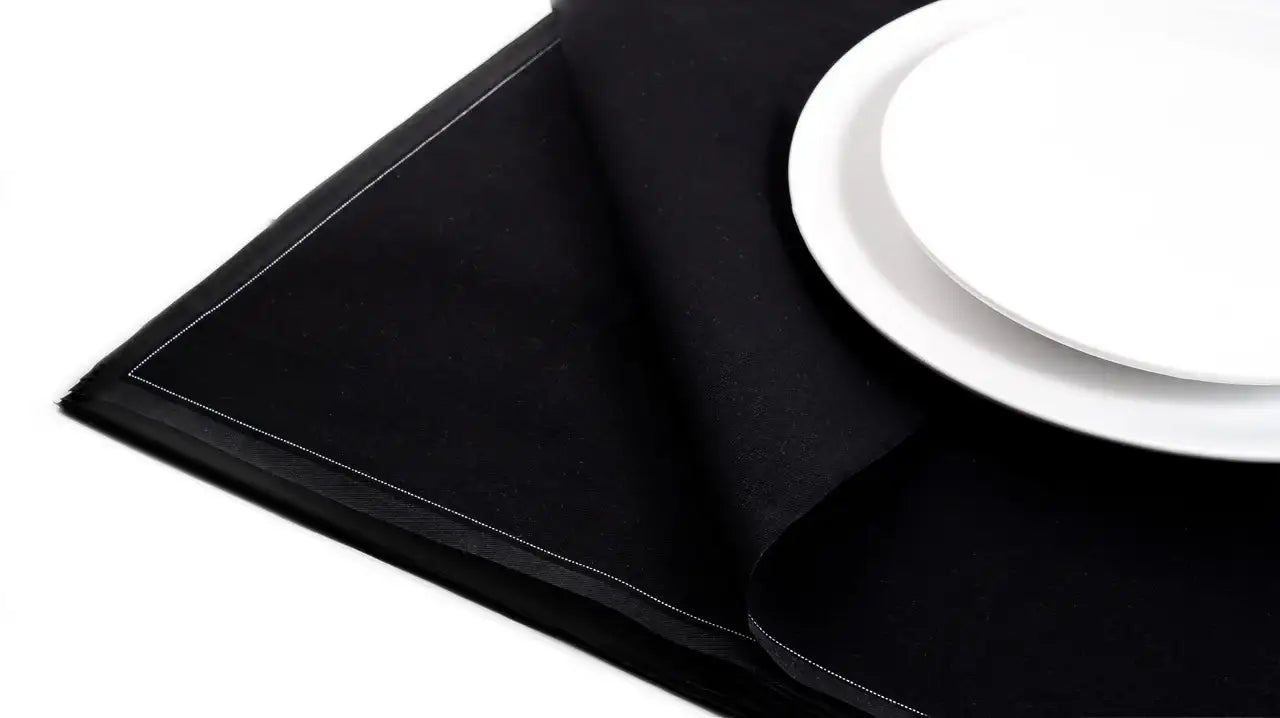 Black Premium Dinner Napkins - Five Star Napkins