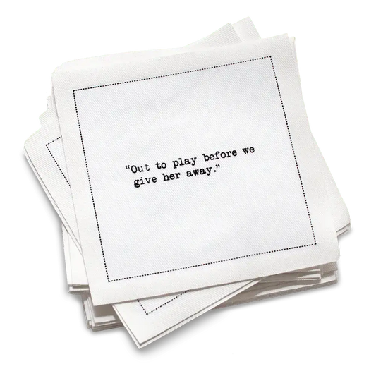 Bachelorette Quotes Napkins - Case - Five Star Napkins