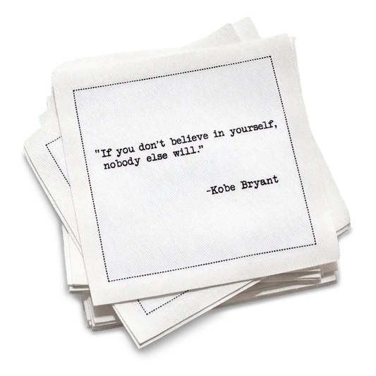 Basketball Legends Quotes Napkins - Five Star Napkins