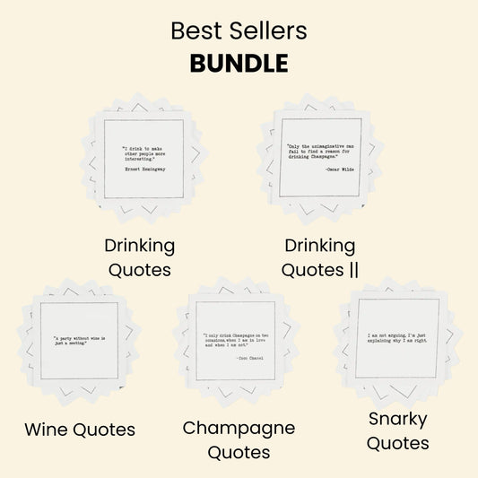 Happily Ever After Quotes Napkins - Bundle