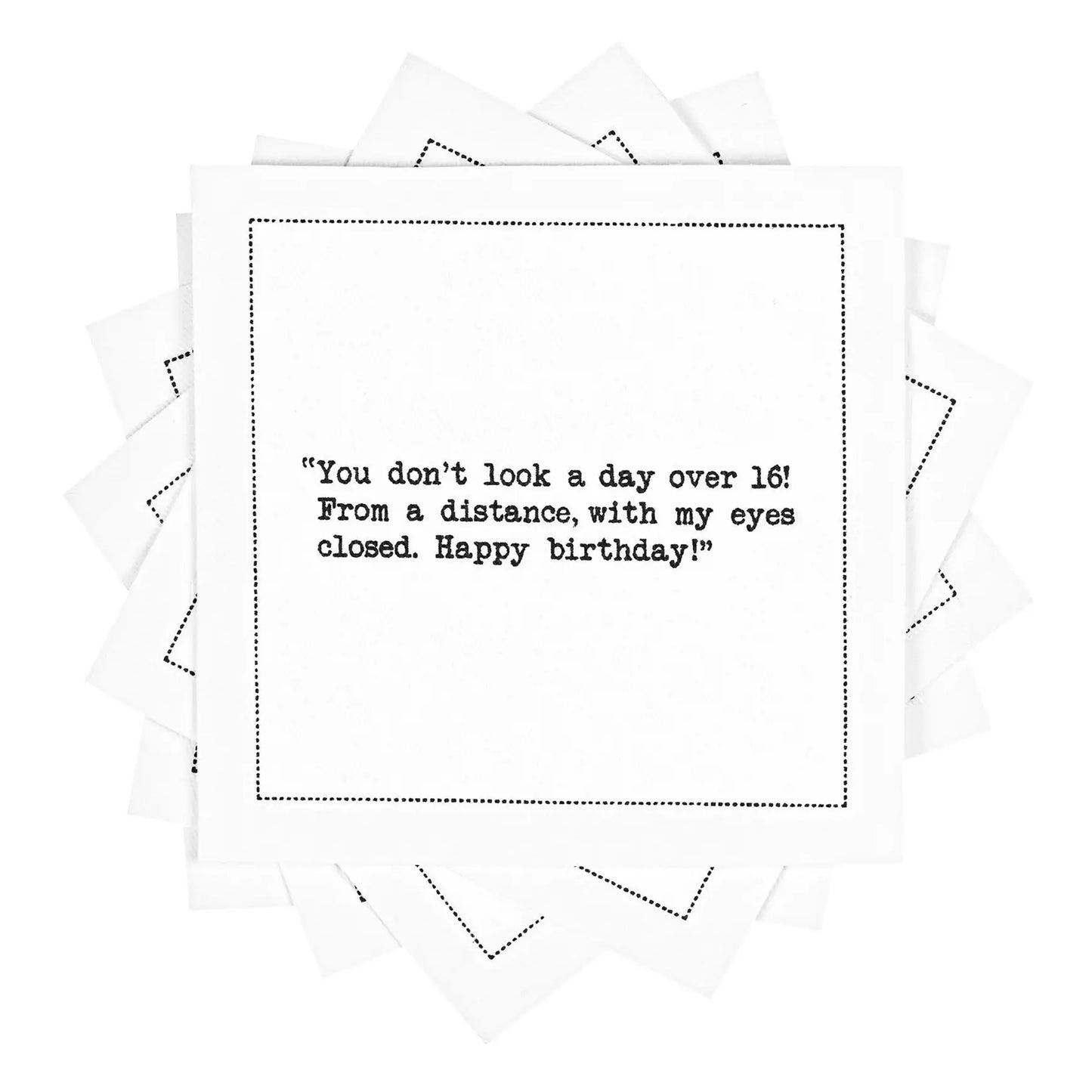 🎁 Birthday Quotes (100% off) - Five Star Napkins