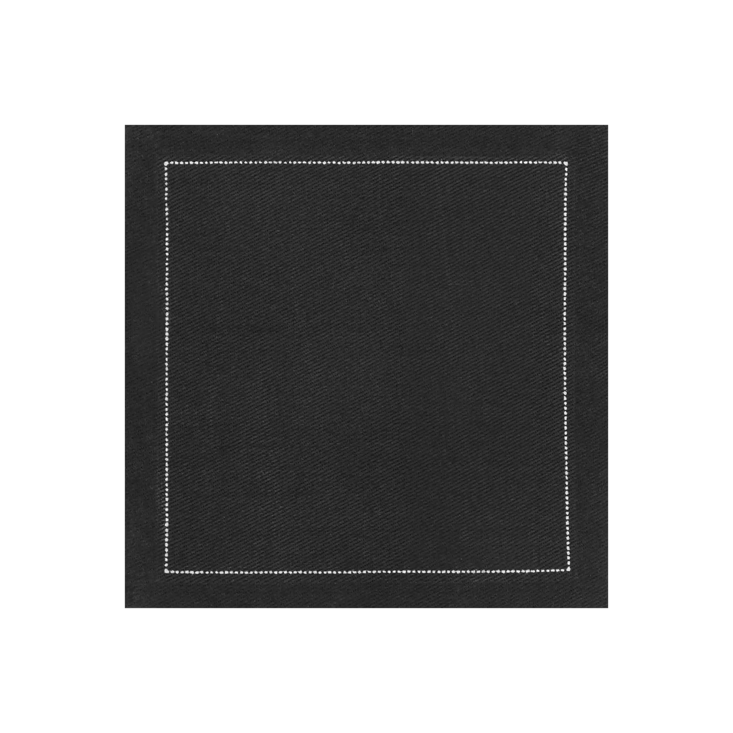 Cotton Cocktail Napkins - Black - Five Star Napkins