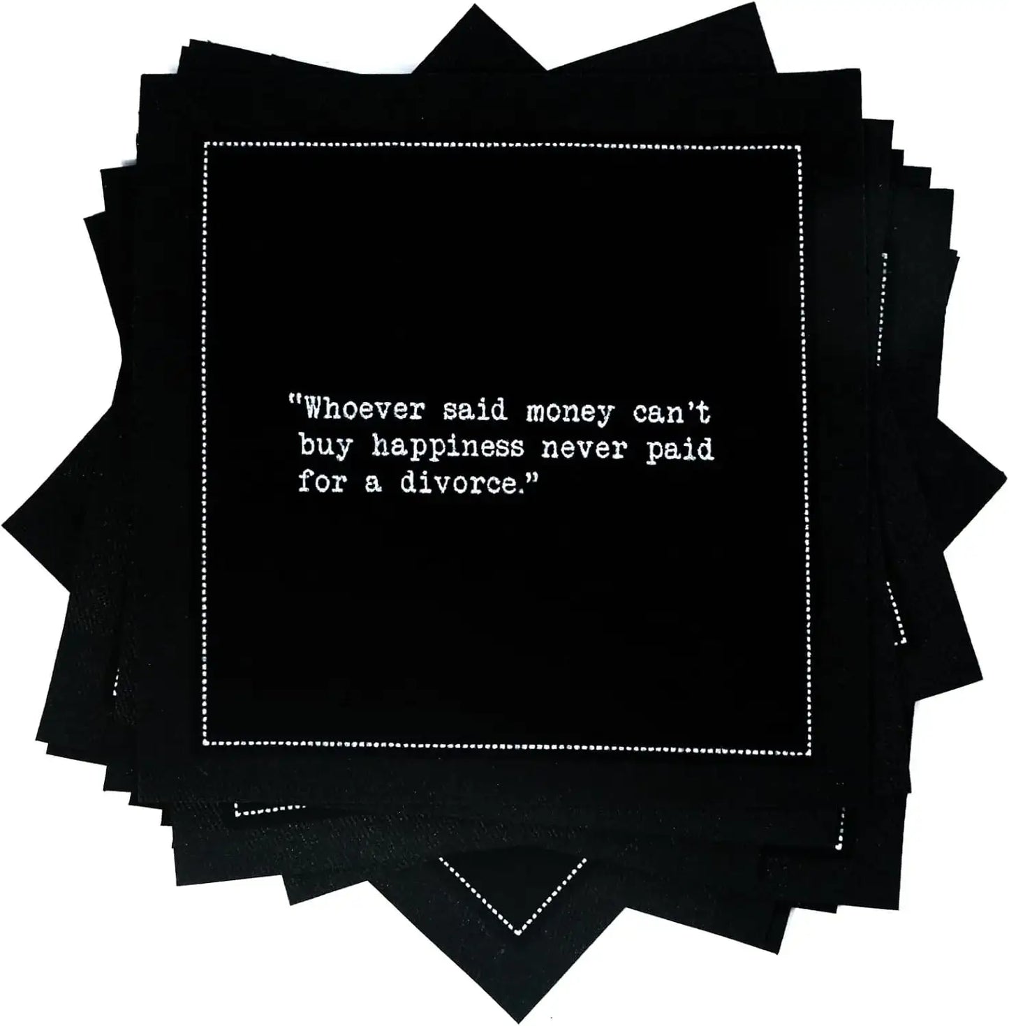 🎁 Divorce Quotes (100% off) - Five Star Napkins
