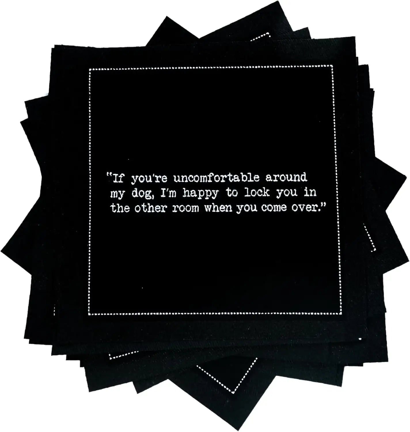 🎁 Dog Quotes (100% off) - Five Star Napkins