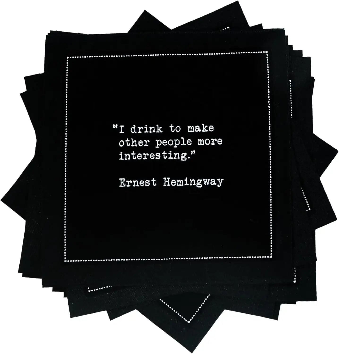 🎁 Drinking Quotes (100% off) - Five Star Napkins