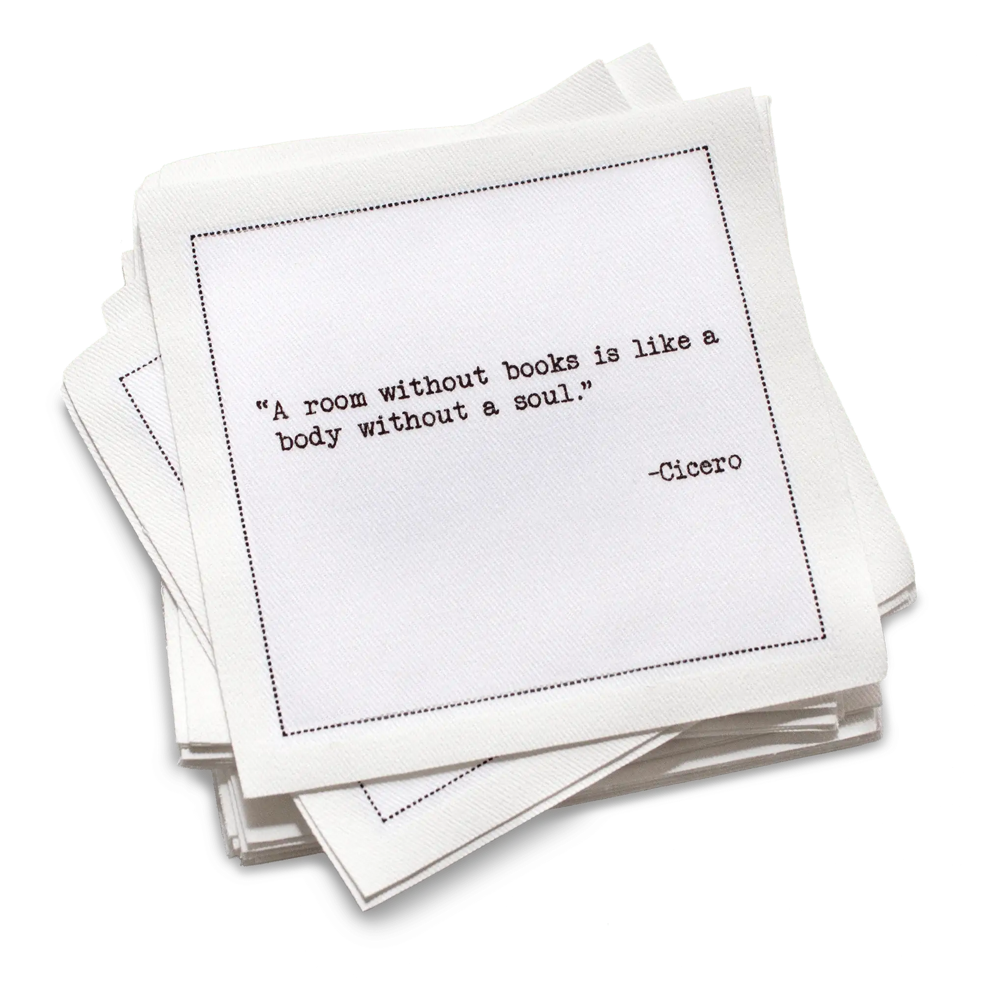 Book Club Quotes Napkins - Five Star Napkins
