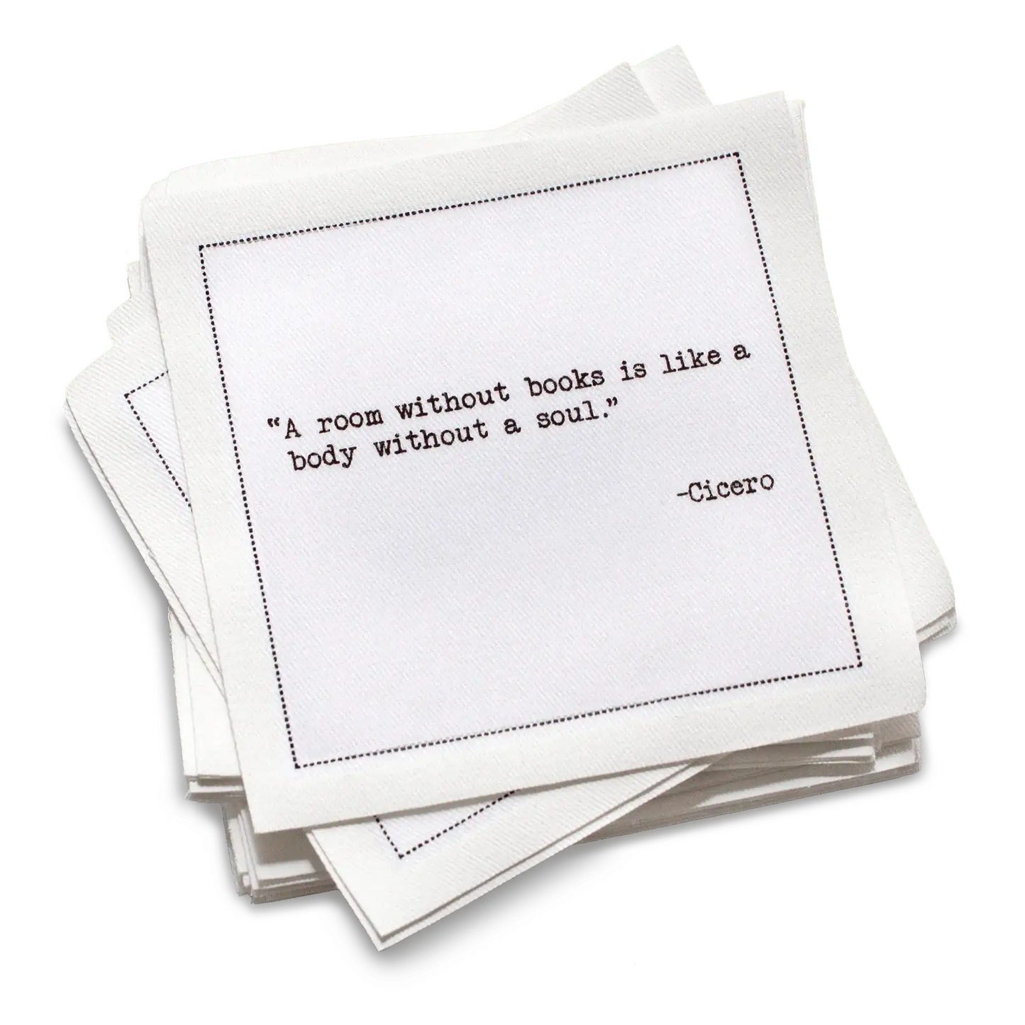🎁 Book Club Quotes Napkins (100% off) - Five Star Napkins