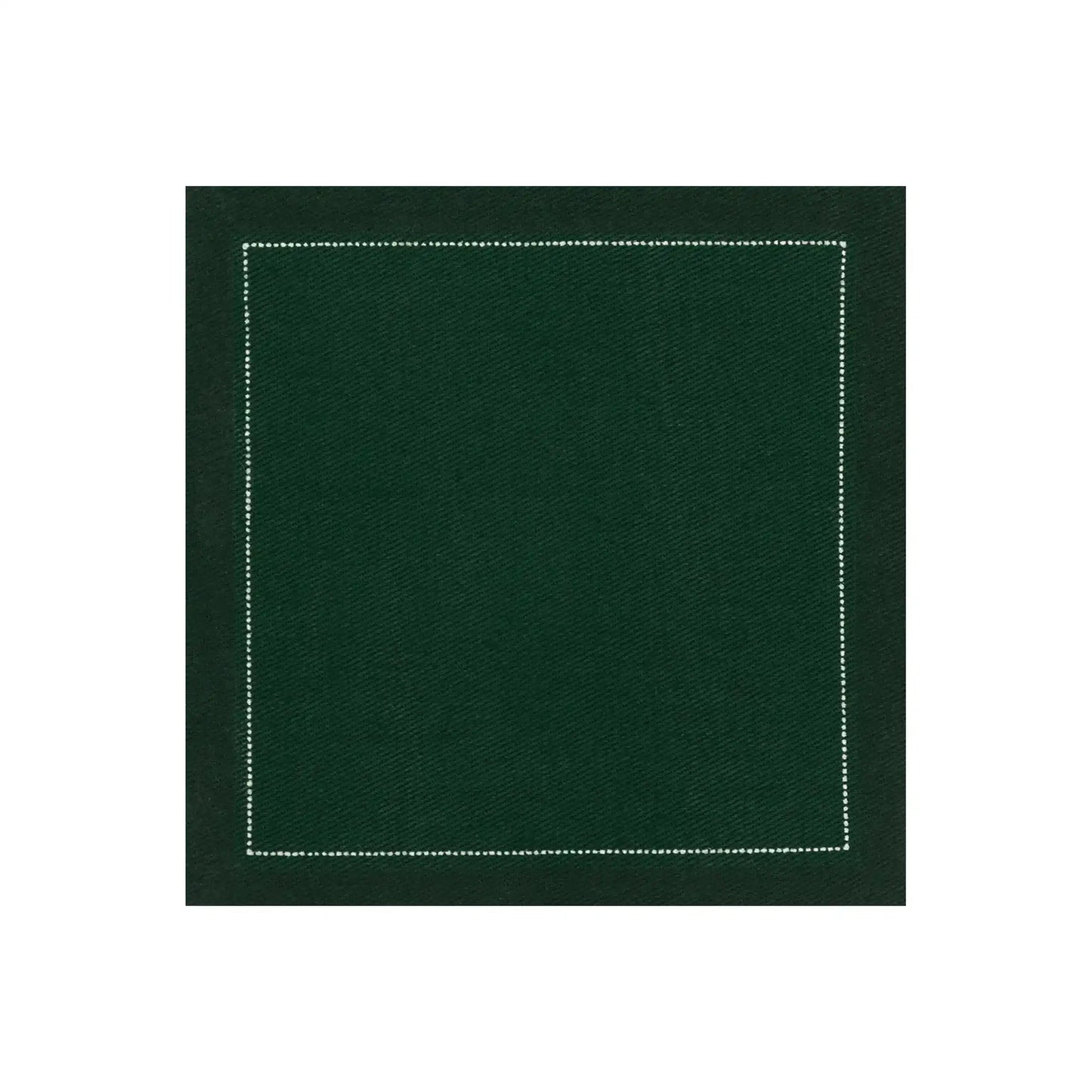 Cotton Cocktail Napkins - British Racing Green - Five Star Napkins