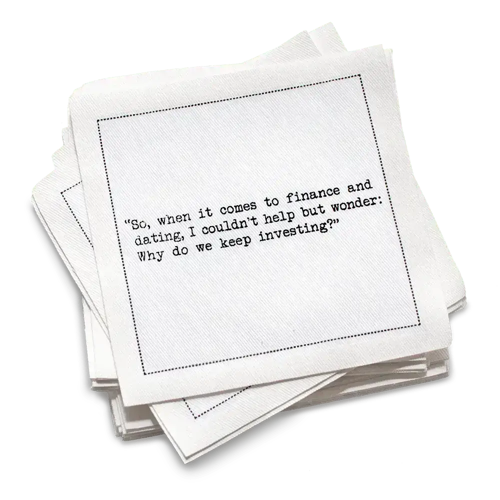 🎁 Carrie Bradshaw Quote Napkins (100% off) - Five Star Napkins