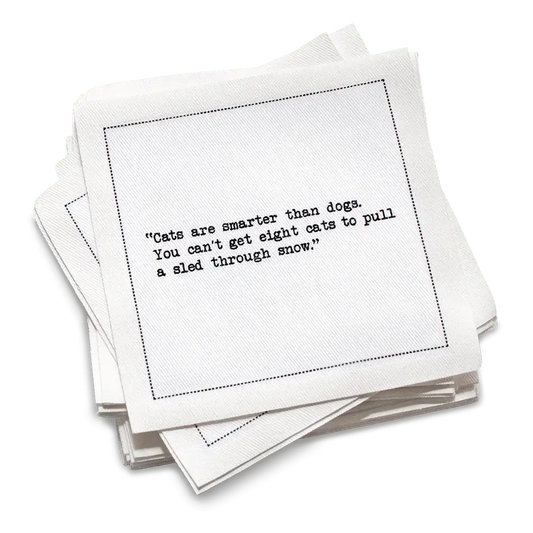 Cat Quotes Napkins - Case - Five Star Napkins