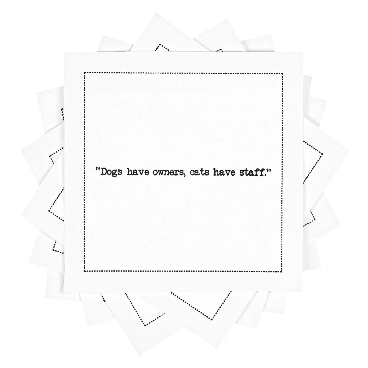🎁 Cat Quotes (100% off) - Five Star Napkins