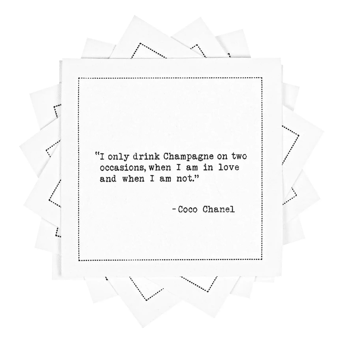 🎁 Champagne Quotes (100% off) - Five Star Napkins