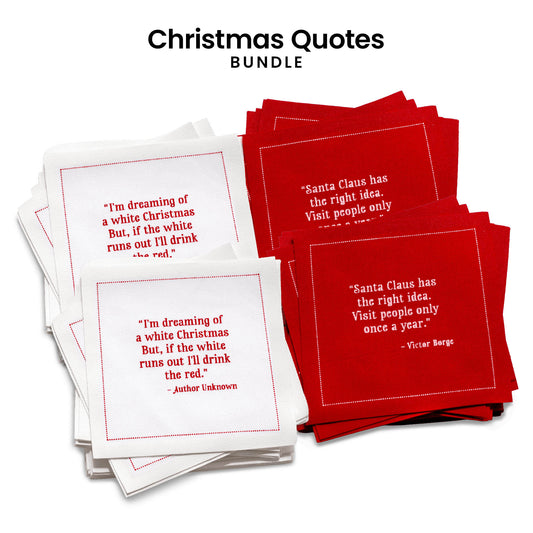 Christmas Quotes Napkins Bundle