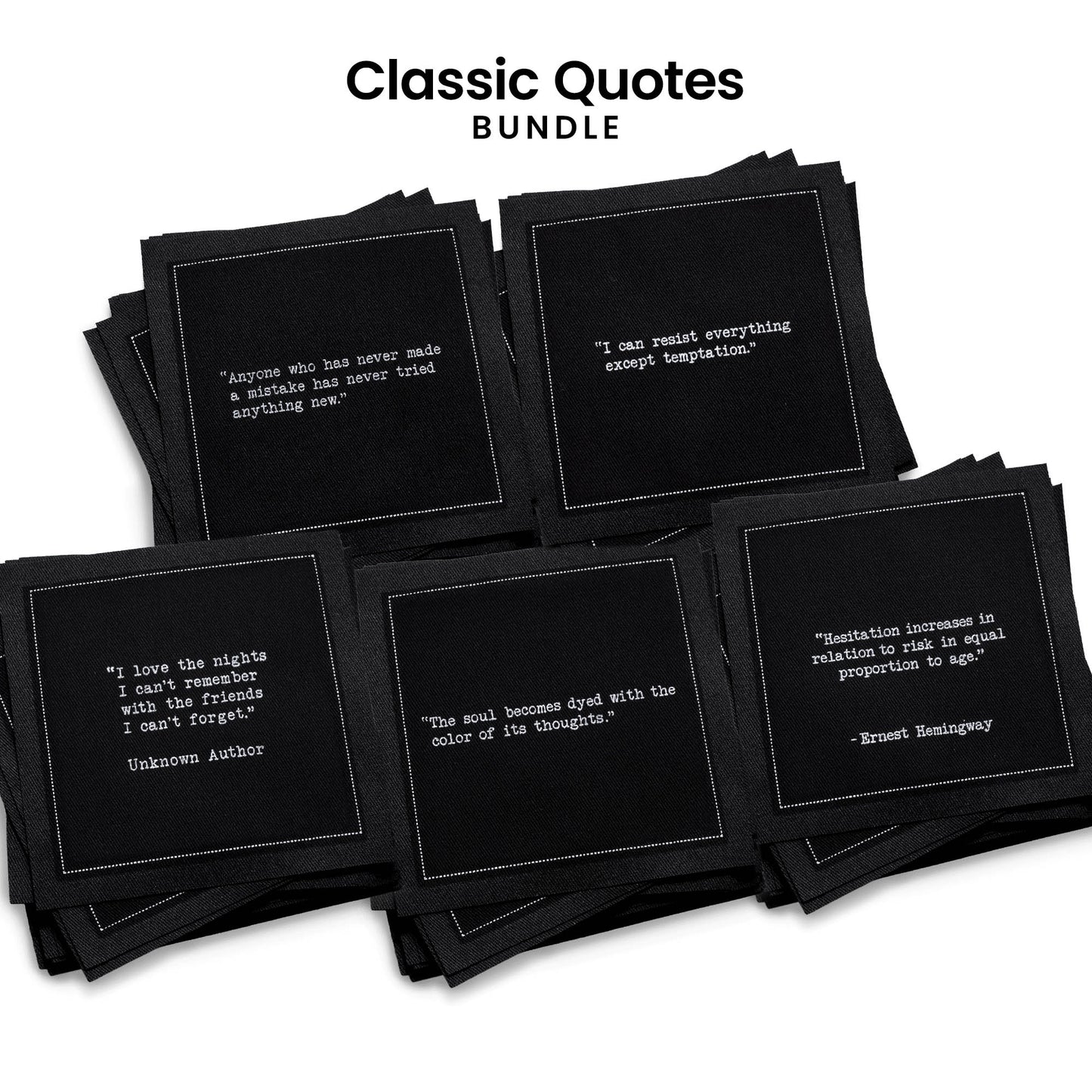 Classic Quotes Napkins Bundle