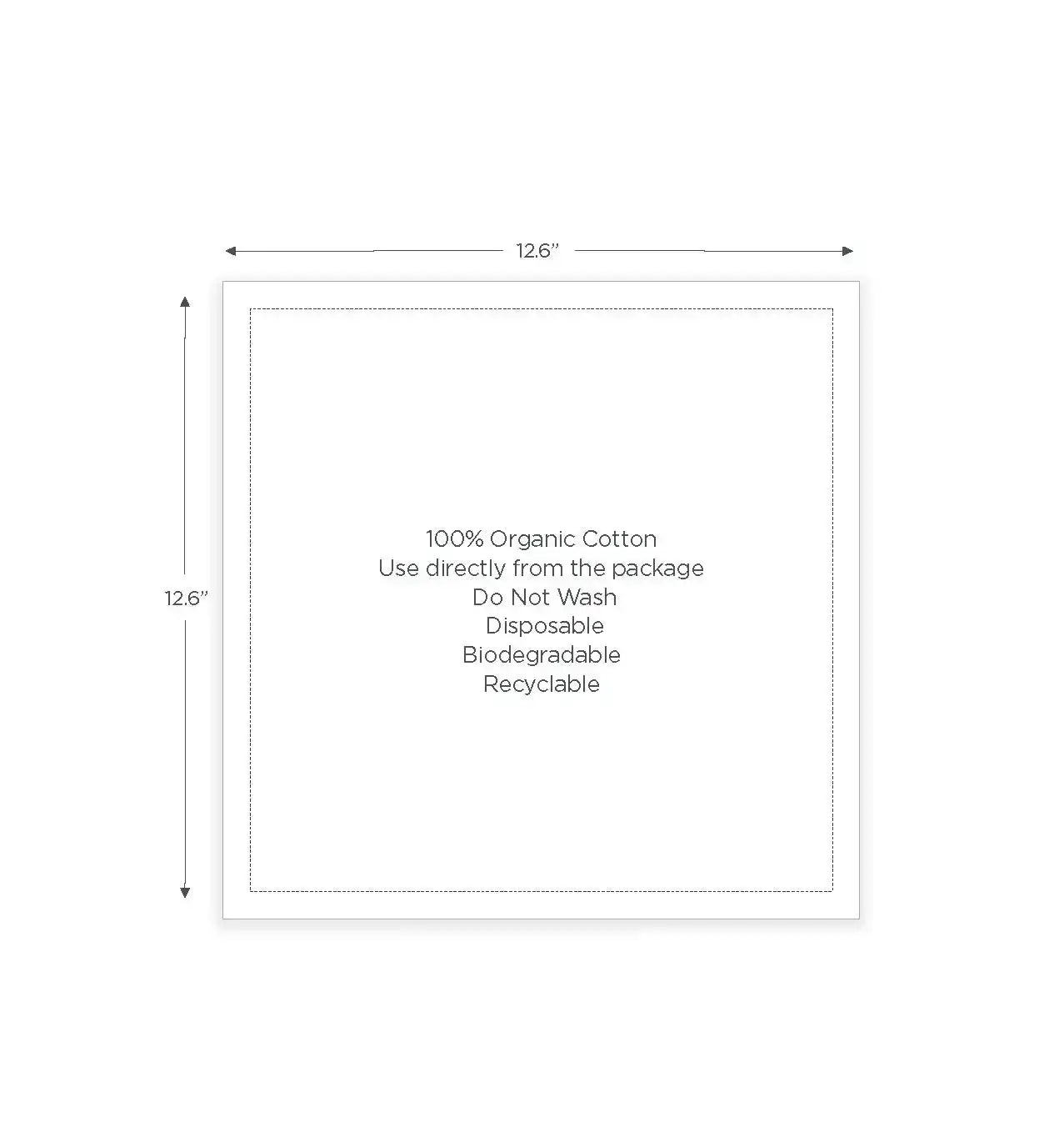 White Cotton Dinner Napkins - Five Star Napkins