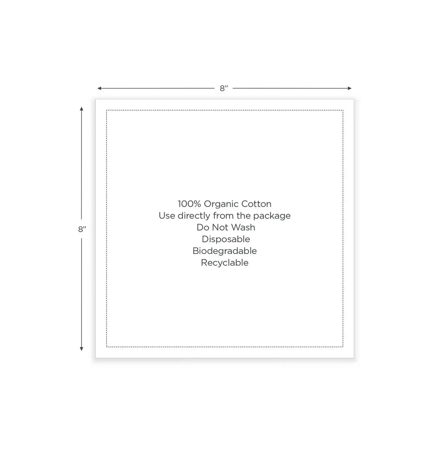 White Cotton Luncheon Napkins - Five Star Napkins