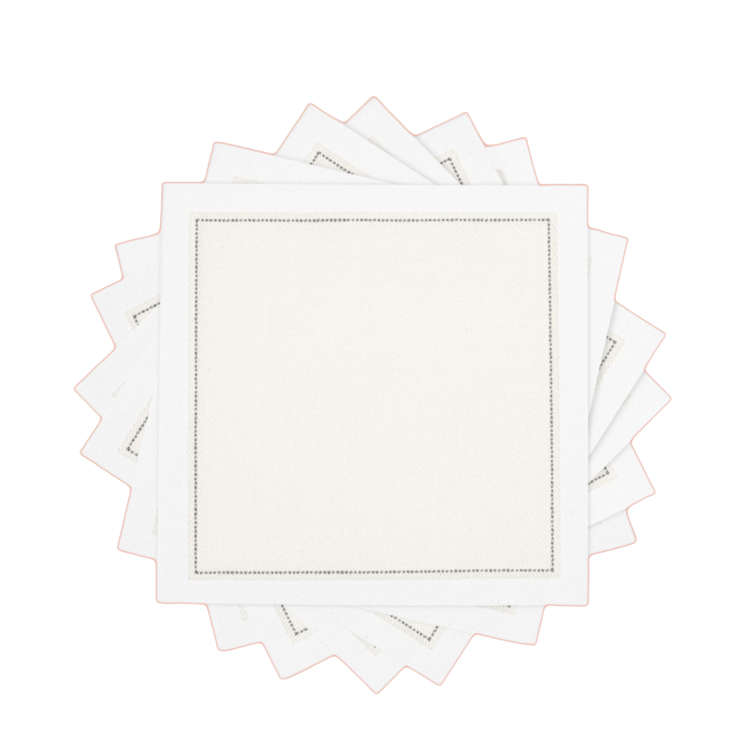 Cotton Cocktail Napkin - Ecru