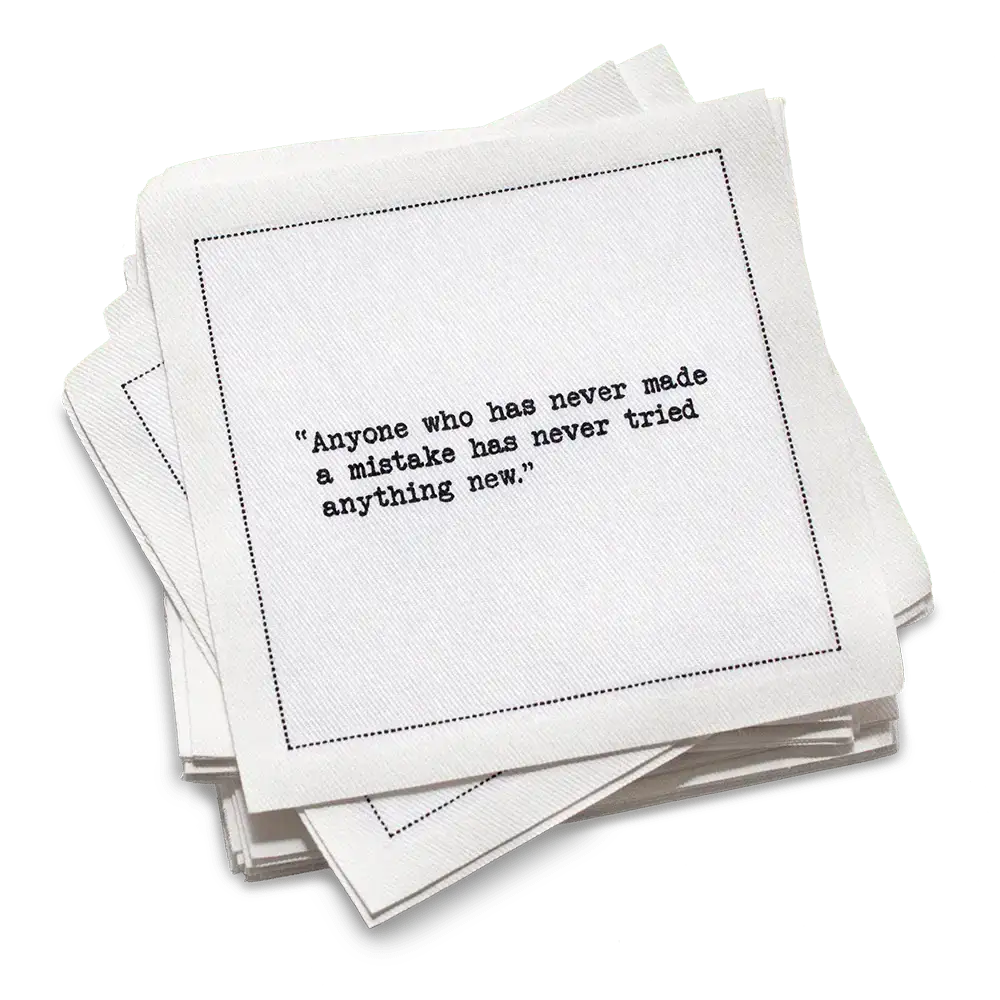 Einstein Quotes Napkins - Case - Five Star Napkins
