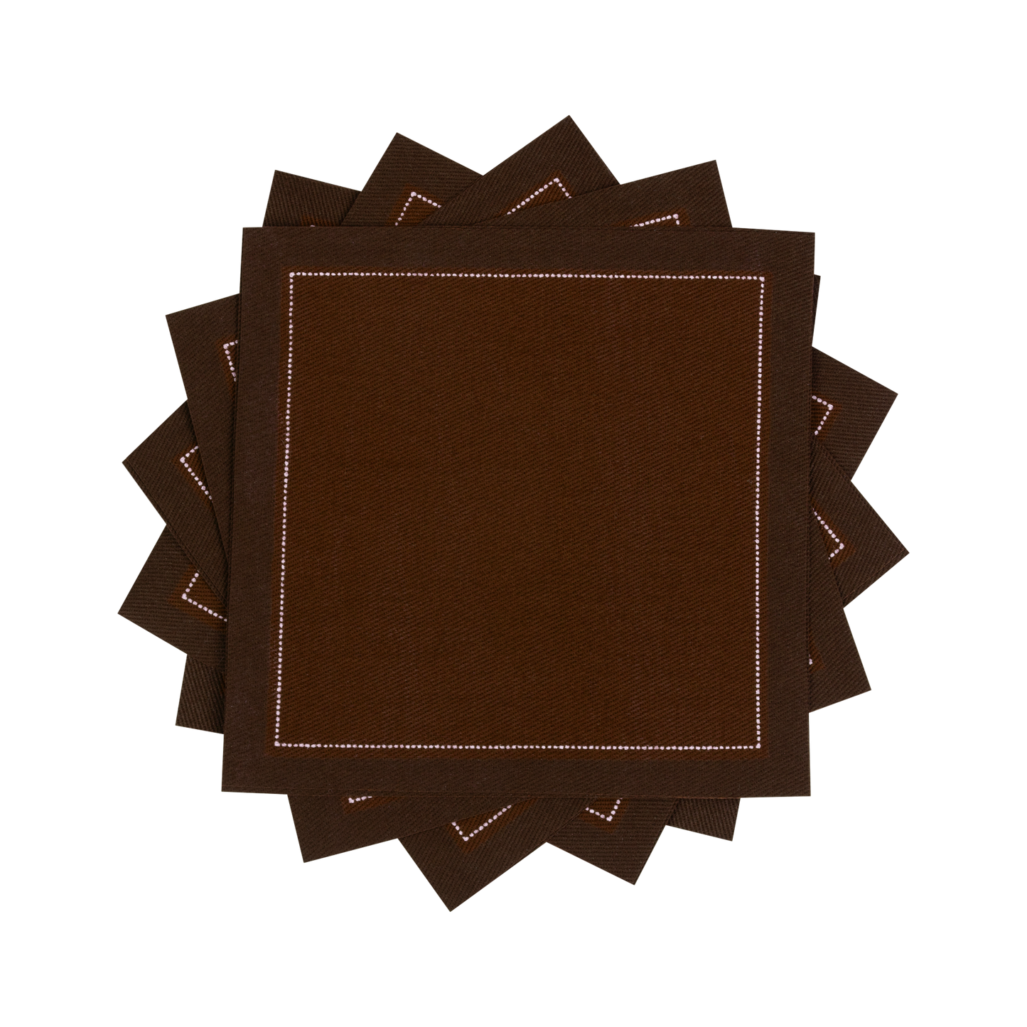 Cotton Cocktail Napkin - Friar Brown