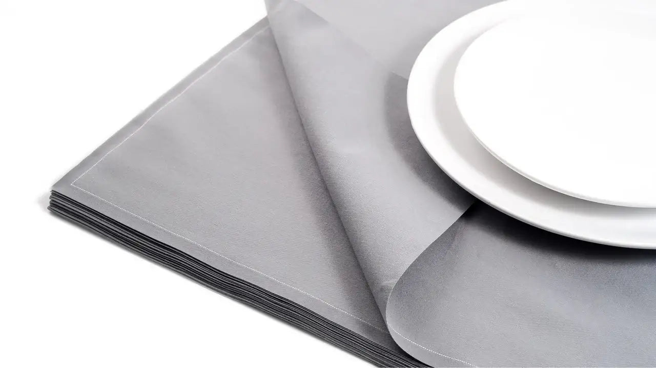 Grey Premium Dinner Napkins - Case - Five Star Napkins