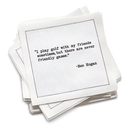 Golf Legends Quotes Napkins