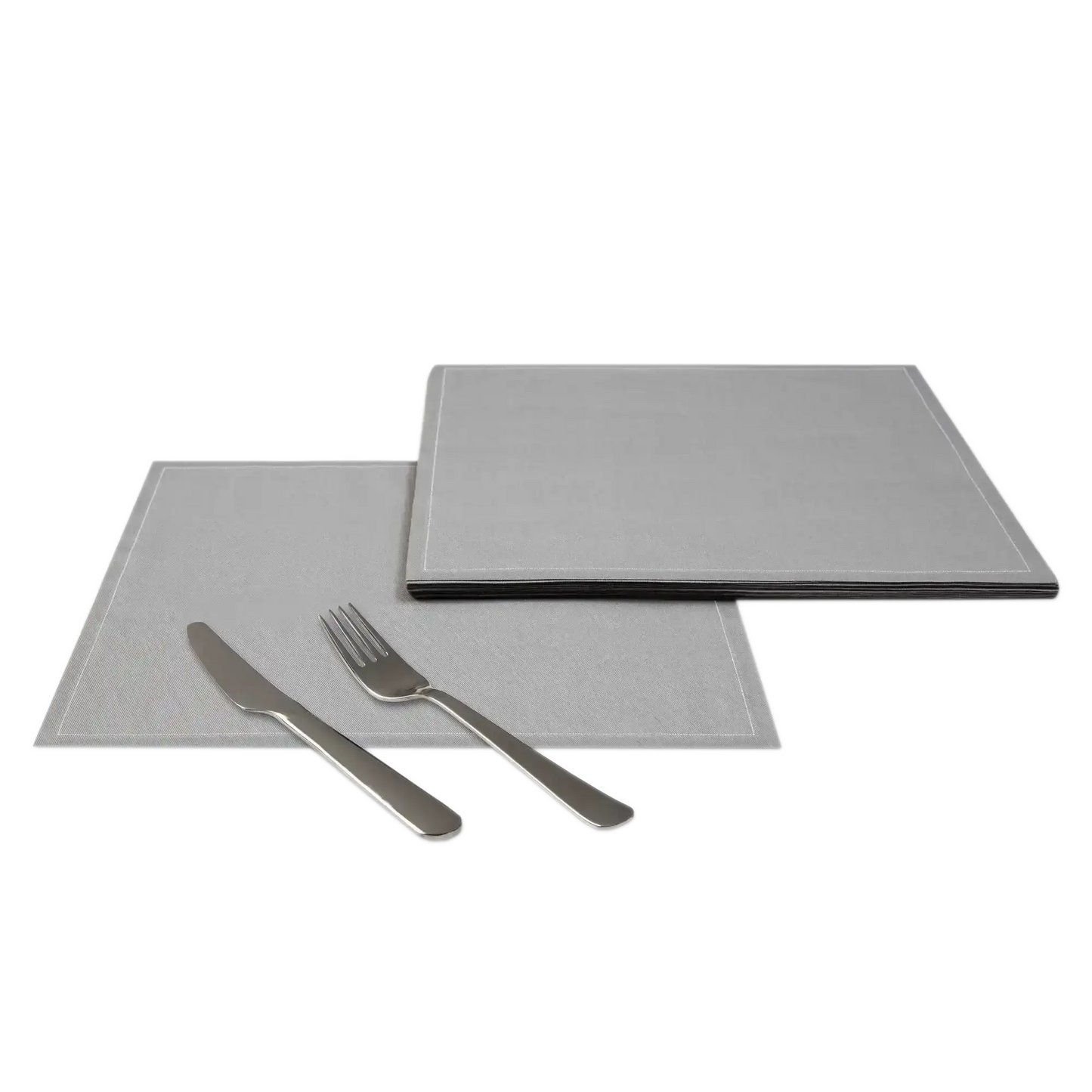Grey Cotton Dinner Napkins - Case - Five Star Napkins