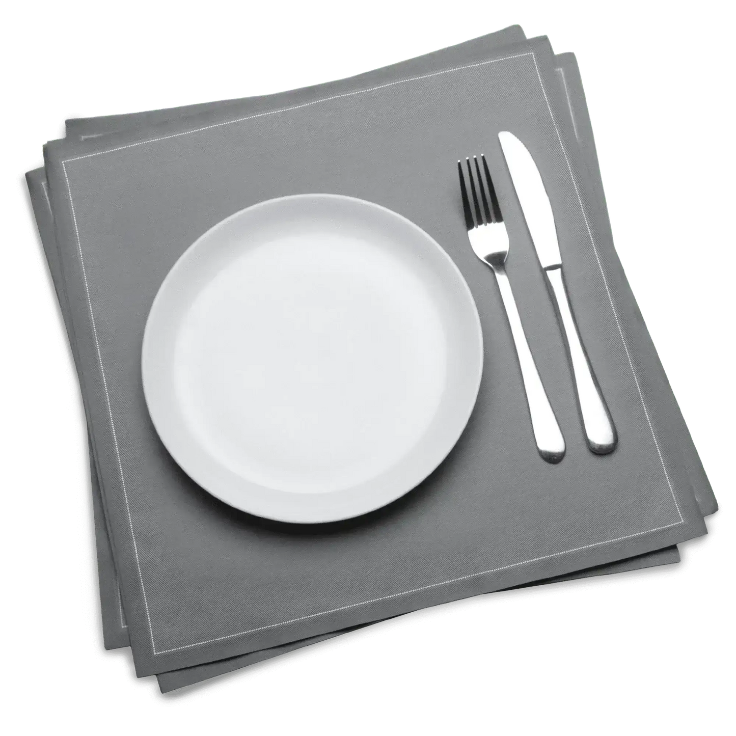 Grey Cotton Dinner Napkins - Case - Five Star Napkins