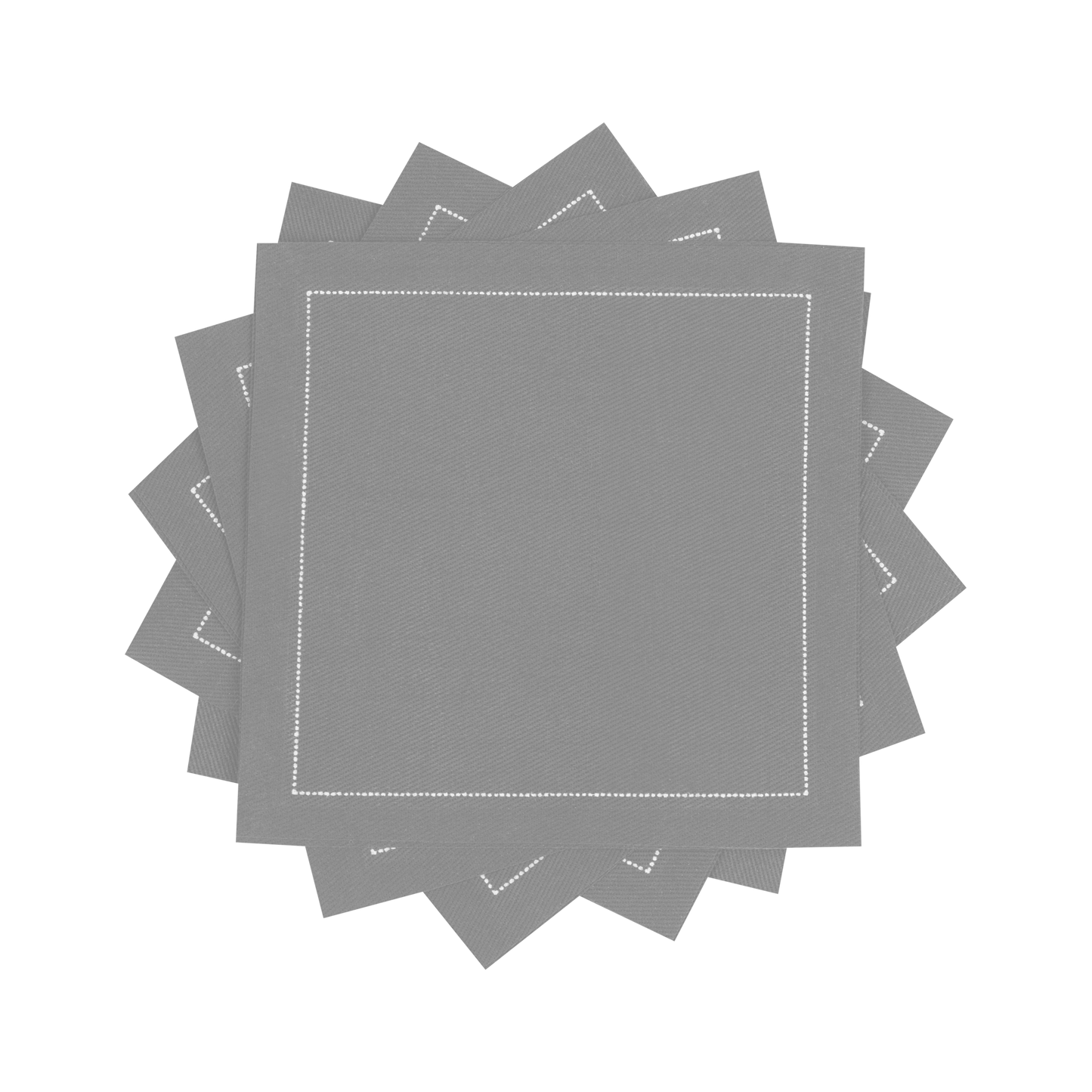 Cotton Cocktail Napkin - Grey